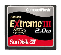 Sandisk Extreme III CompactFlash 2Gb (SDCFX3-2048-902)